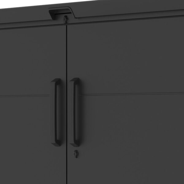 abri-2-poubelles-en-acier-galvanise-kosto-monopente-gris-fonce-kit-d-ancrage-x-metal (10) Abri 2 poubelles en acier galvanisé Kosto monopente gris foncé + kit d'ancrage - X-Métal