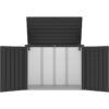 abri-2-poubelles-en-acier-galvanise-kosto-monopente-gris-fonce-kit-d-ancrage-x-metal (5) Abri 2 poubelles en acier galvanisé Kosto monopente gris foncé + kit d'ancrage - X-Métal