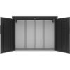 abri-2-poubelles-en-acier-galvanise-kosto-monopente-gris-fonce-kit-d-ancrage-x-metal (6) Abri 2 poubelles en acier galvanisé Kosto monopente gris foncé + kit d'ancrage - X-Métal