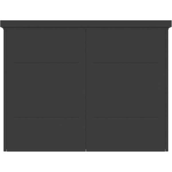 abri-2-poubelles-en-acier-galvanise-kosto-monopente-gris-fonce-kit-d-ancrage-x-metal (7) Abri 2 poubelles en acier galvanisé Kosto monopente gris foncé + kit d'ancrage - X-Métal