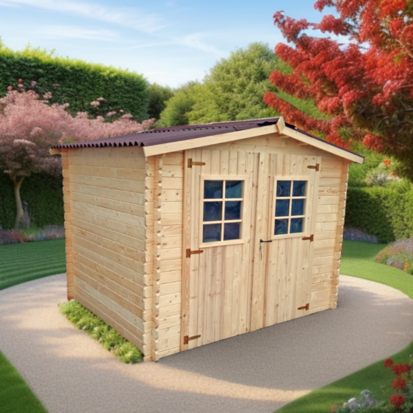 abri-616m-en-bois-massif-28mm-avec-toiture-en-plaques-ondulees-habrita (16) Abri 6,16m² en bois massif 28mm avec toiture en plaques ondulées HABRITA | Livraison rapide