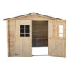 abri-616m-en-bois-massif-28mm-avec-toiture-en-plaques-ondulees-habrita (24) Abri 6,16m² en bois massif 28mm avec toiture en plaques ondulées HABRITA | Livraison rapide