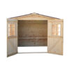 abri-616m-en-bois-massif-28mm-avec-toiture-en-plaques-ondulees-habrita (25) Abri 6,16m² en bois massif 28mm avec toiture en plaques ondulées HABRITA | Livraison rapide