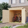 abri-a-velos-en-bois-brut-34m-pour-3-velos-karibu Abri à vélos en bois brut 3,4m² - pour 3 vélos - Karibu