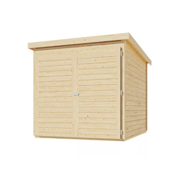 abri-a-velos-en-bois-brut-34m-pour-3-velos-karibu (3) Abri à vélos en bois brut 3,4m² - pour 3 vélos - Karibu