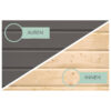abri-a-velos-en-bois-gris-terre-46m-pour-4-velos-karibu (6) Abri à vélos en bois gris terre 4,6m² avec kit solaire - pour 4 vélos - Karibu