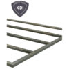 abri-a-velos-en-bois-gris-terre-46m-pour-4-velos-karibu (8) Abri à vélos en bois gris terre 4,6m² avec kit solaire - pour 4 vélos - Karibu