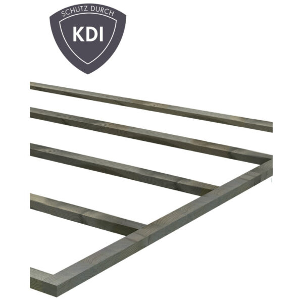 abri-a-velos-en-bois-gris-terre-46m-pour-4-velos-karibu (8) Abri à vélos en bois gris terre 4,6m² avec kit solaire - pour 4 vélos - Karibu