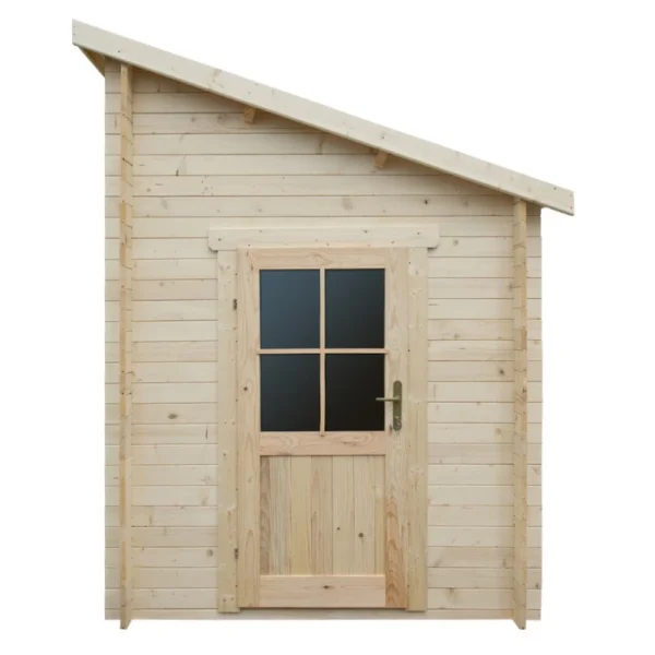 abri-adosse-596m-plus-en-bois-massif-28mm-gardy-shelter-3 Abri adossé 5,96m² PLUS en bois massif 28mm Gardy Shelter | Livraison rapide