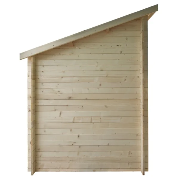 abri-adosse-596m-plus-en-bois-massif-28mm-gardy-shelter-4 Abri adossé 5,96m² PLUS en bois massif 28mm Gardy Shelter | Livraison rapide