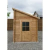 abri-adosse-596m-plus-madriers-28mm-traites-marron-gardy-shelter-1 Abri adossé 5,96m² PLUS madriers 28mm traités marron Gardy Shelter | Livraison rapide