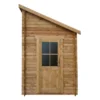 abri-adosse-596m-plus-madriers-28mm-traites-marron-gardy-shelter-4 Abri adossé 5,96m² PLUS madriers 28mm traités marron Gardy Shelter | Livraison rapide