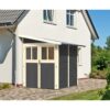 abri-adosse-en-bois-vitrifie-gris-327m-wandlitz-2-karibu (1) Abri adossé en bois vitrifié gris 3,27m² Wandlitz 2 - Karibu