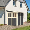 abri-adosse-en-bois-vitrifie-gris-327m-wandlitz-2-karibu (2) Abri adossé en bois vitrifié gris 3,27m² Wandlitz 2 - Karibu