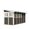 abri-adosse-en-bois-vitrifie-gris-8m-wandlitz-5-karibu (3) Abri adossé en bois vitrifié gris 8m² Wandlitz 5 - Karibu