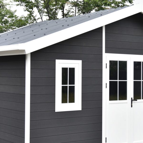abri-de-jardin-en-bois-composite-28mm-anthracite-1922m-premium-woodlife-garden (3) Abri de Jardin Composite 19,22 m² PREMIUM Anthracite 28 mm WoodLife Garden