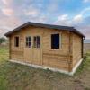 abri-en-bois-massif-198m-plus-28mm-traite-teinte-marron-gardy-shelter (1) Abri en bois massif 19,8m² PLUS 28mm traité teinté marron Gardy Shelter