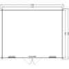 abri-en-bois-massif-198m-plus-28mm-traite-teinte-marron-gardy-shelter (4) Abri en bois massif 19,8m² PLUS 28mm traité teinté marron Gardy Shelter