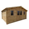 abri-en-bois-massif-198m-plus-40mm-traite-teinte-marron-gardy-shelter (18) Abri en bois massif 19,8m² PLUS 40mm traité teinté marron Gardy Shelter | Livraison rapide