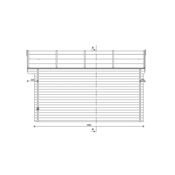 abri-en-bois-massif-198m-plus-40mm-traite-teinte-marron-gardy-shelter (24) Abri en bois massif 19,8m² PLUS 40mm traité teinté marron Gardy Shelter | Livraison rapide