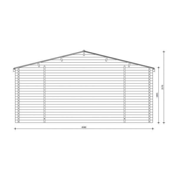 abri-en-bois-massif-198m-plus-40mm-traite-teinte-marron-gardy-shelter (25) Abri en bois massif 19,8m² PLUS 40mm traité teinté marron Gardy Shelter | Livraison rapide