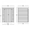 Armoire de jardin en bois massif traité autoclave 1,98m² THEOFIL – Cerland | Livraison rapide