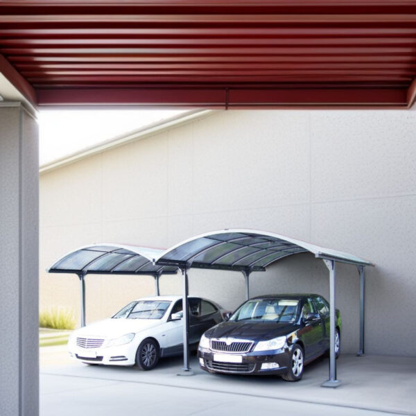 carport-2-voitures-en-aluminium-et-polycarbonate-6mm-anti-uv (2) Carport 2 voitures en aluminium et polycarbonate 6mm ANTI-UV - Habrita