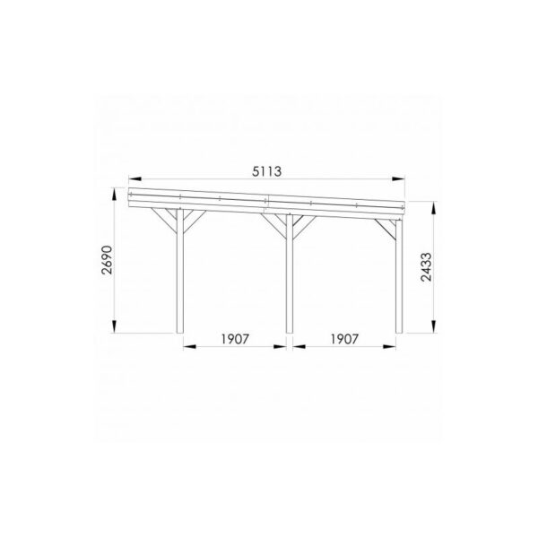 carport-double-307m-en-bois-autoclave-marron-victor-forest-style (2) Carport Double 30,7 m² en Bois Autoclave Marron Victor Forest Style