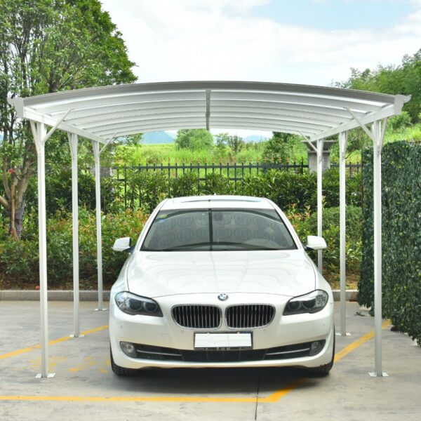 carport-en-aluminium-blanc-3x505m-et-polycarbonate-6mm-x-metal (8) Carport Aluminium Blanc 15,15 m² avec Toiture Polycarbonate 6 mm X-METAL