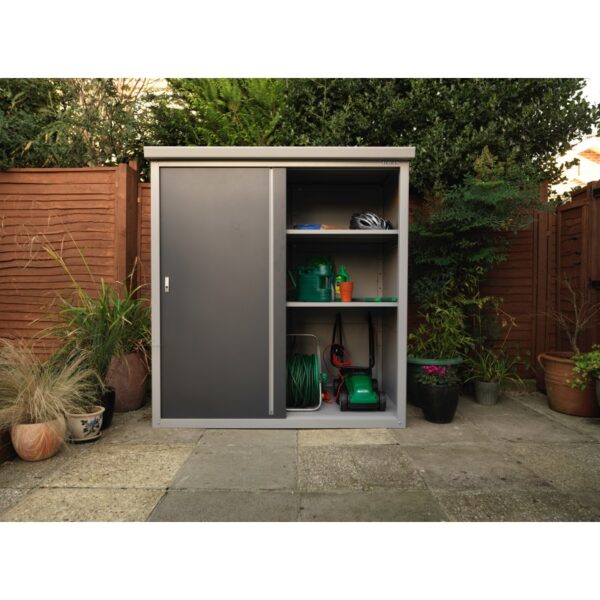 Armoire extérieure en métal anthracite 3200L Guardian 1,72m² TRIMETALS | Livraison rapide