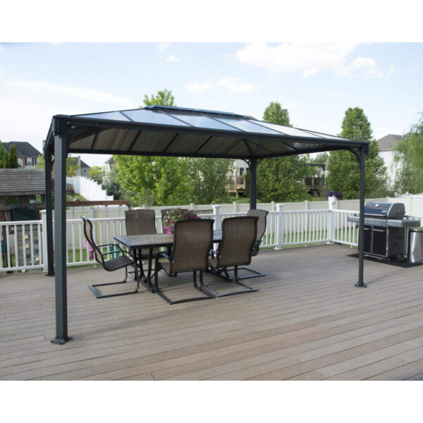 Pergola aluminium et polycarbonate 430x295,5cm Martinique 4300 Palram - Canopia