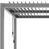 pergola-bioclimatique-autoportante-en-aluminium-gris-clair-3x3m-x-metal (11) Pergola bioclimatique autoportante en aluminium gris clair 3x3m - X-METAL