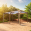 pergola-thonon-1506m-en-bois-avec-couverture-pvc-habrita Pergola THONON 15,10m² en bois massif avec couverture PVC – HABRITA | Livraison rapide
