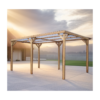 pergola-thonon-1506m-en-bois-avec-couverture-pvc-habrita (2) Pergola THONON 15,10m² en bois massif avec couverture PVC – HABRITA | Livraison rapide