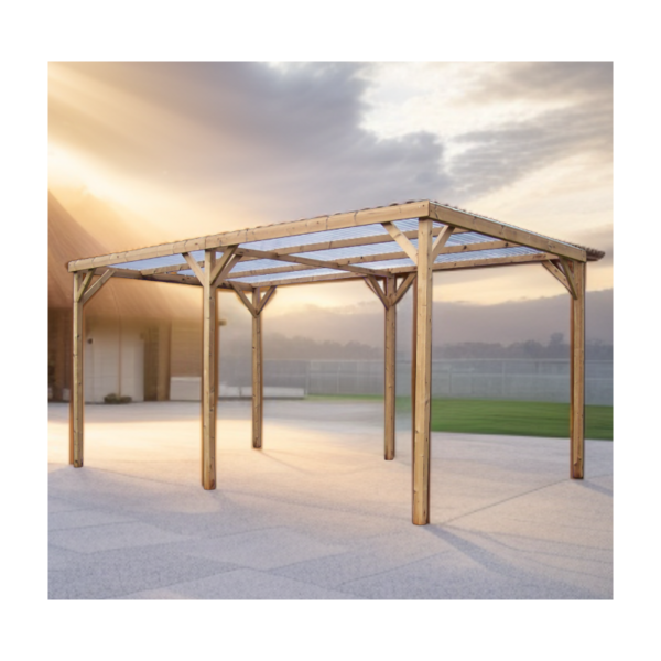 pergola-thonon-1506m-en-bois-avec-couverture-pvc-habrita (2) Pergola THONON 15,10m² en bois massif avec couverture PVC – HABRITA | Livraison rapide
