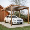 pergola-thonon-1506m-en-bois-avec-couverture-pvc-habrita (3) Pergola THONON 15,10m² en bois massif avec couverture PVC – HABRITA | Livraison rapide